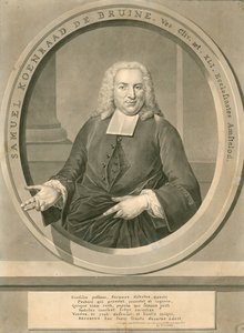 292 Samuel Koenraad de Bruine (1700-1748), predikant te Middelburg (1729-1739) en professor aan de Illustre School te ...