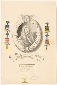 460 Pieter de Huybert (1622-1696), secretaris der Staten (1659-1664), raadpensionaris van Zeeland (1664-1687), lid van ...