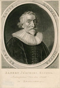 476 Albertus Joachimi (1560-1654), secretaris en pensionaris van Goes, afgevaardigde ter Generaliteit, ambassadeur in ...