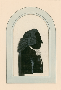 558 Jacobus Cremer (17..-1797), predikant te Hulst (-1783) en Middelburg (1783-1797), silhouet