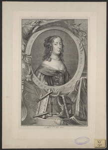 91 Amalia van Solms (1602-1675), gemalin van prins Frederik Hendrik, met bijwerk.