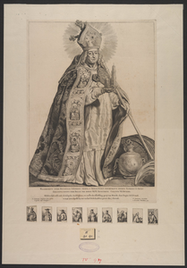 939 Sint Willibrord (658-739), apostel, eerste prediker van het Christendom op Walcheren, aartsbisschop van Utrecht, ...