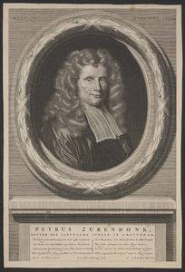 960 Petrus Zurendonck (1638-1696), rector der Latijnse school te Goes (1659-1670) en te Middelburg (1691-1696), met een ...