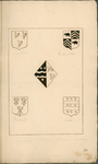 961-30 Wapenbord van Catharina Sandelijn van Herenthout. Afkomstig van het geslacht van Borssele en kopie van de ...