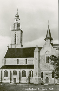 123-17 Aardenburg, St. Baafs-Kerk. De Nederlandse Hervormde Sint Baafs kerk te Aardenburg