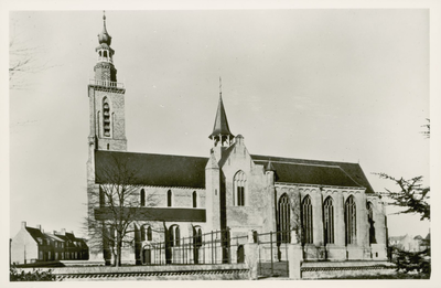 123-18 Ned. Herv. St. Baafskerk, Aardenburg. De Nederlandse Hervormde Sint Baafs kerk te Aardenburg na de volledige ...