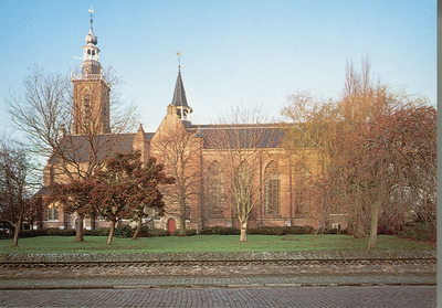 123-21 Aardenburg (Z.VL.) St. Baafskerk. De Nederlandse Hervormde Sint Baafs kerk te Aardenburg