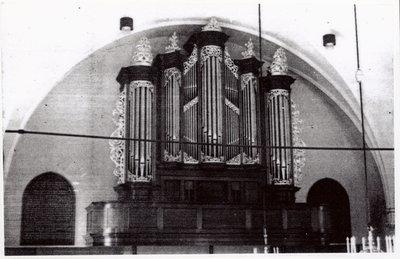 124-17 Het orgel in de Nederlandse Hervormde kerk te Arnemuiden