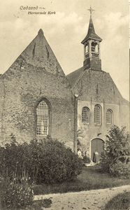 126-19 Cadzand Hervormde Kerk. De Nederlandse Hervormde kerk te Cadzand