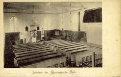 127-47 Intérieur der Domburgsche Kerk.. De Nederlandse Hervormde kerk te Domburg