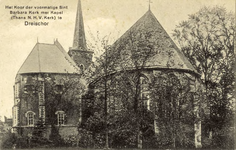 127-51 Het Koor der voormalige Sint Barbara Kerk met Kapel (Thans N.H.V. Kerk) te Dreischor. De Nederlandse Hervormde ...