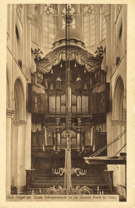 128-30 Oud Orgel- en Oude Schepenbank in de Groote Kerk te Goes. Het orgel en de schepenbank in de Nederlandse ...