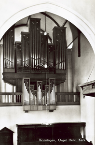 131-163 Kruiningen, Orgel Herv. Kerk. Het orgel in de Nederlandse Hervormde kerk te Kruiningen