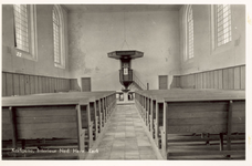 132-97 Kortgene, Interieur Ned. Herv. Kerk. Interieur van de Nederlandse Hervormde kerk te Kortgene