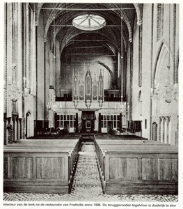 133-67 Interieur van de Koorkerk te Middelburg