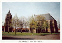 134-106 Nieuwerkerk Ned. Herv. Kerk. De Nederlandse Hervormde kerk te Nieuwerkerk