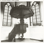 134-60 De preekstoel in de Nederlandse Hervormde kerk te Nisse