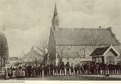 134-73 De voormalige Nederlandse Hervormde kerk te Nieuwdorp