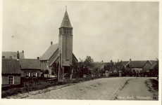 134-75 Herv. Kerk, Nieuwdorp. De Nederlandse Hervormde kerk te Nieuwdorp