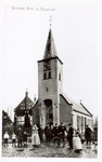 135-1 Ovezande, Kerk en Dorpstraat. De Nederlandse Hervormde kerk te Ovezande
