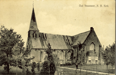 136-2 Oud Vossemeer, N.H. Kerk. De Nederlandse Hervormde kerk te Oud-Vossemeer