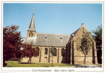 136-7 Oud Vossemeer Ned. Herv. Kerk. De Nederlandse Hervormde kerk te Oud-Vossemeer
