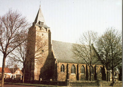137-102 Serooskerke (W), Ned. Hervormde Kerk. De Nederlandse Hervormde kerk te Serooskerke (Walcheren)
