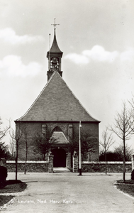 137-136 St. Laurens, Ned. Herv. Kerk. De Nederlandse Hervormde kerk te Sint Laurens