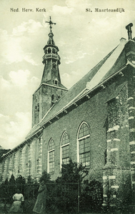 138-136 Ned. Herv. Kerk St. Maartensdijk. De Nederlandse Hervormde kerk te Sint Maartensdijk