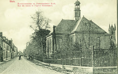 139-2 Sluis. Kanonnenstraat en Protestantsche Kerk, Rue du canon et l' église Protestante. De voormalige Nederlandse ...