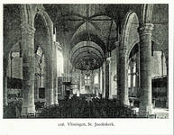 140-110 Interieur van de Nederlandse Hervormde Sint Jacobskerk te Vlissingen
