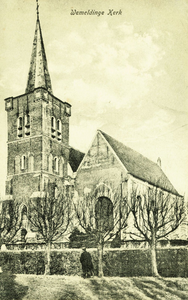 142-29 Wemeldinge Kerk. De Nederlandse Hervormde kerk te Wemeldinge