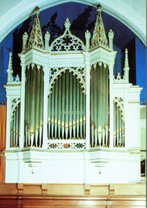 142-57 Wemeldinge, Orgel der Ned. Herv. Kerk. Het orgel in de Nederlandse Hervormde kerk te Wemeldinge