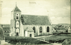 144-10 Zoutelande. De Nederlandse Hervormde kerk te Zoutelande