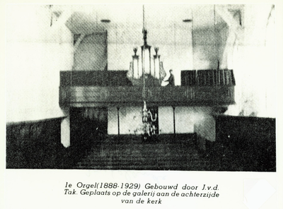 144-32 Het orgel in de Nederlandse Hervormde kerk te Zoutelande