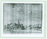 144-84 Pentekening van de Nederlandse Hervormde kerk te Zonnemaire