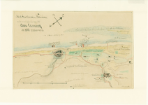 172 Het Zeestrand van Walcheren met de overblijfselen van het Oude Domburg in 1866 zichtbaar geweest / N. ...
