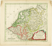 206 1778. Pays-Bas Provinces-Unies Westphalie . Kaart van de Verenigde Nederlanden en Westfalen / Robert de Vaugondy . ...