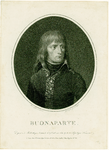 239 Napoléon Bonaparte, keizer van Frankrijk, geb. 1769, overl. 1821. Buonaparte. Halffiguur, in ovaal, rechts / ...