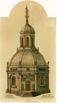 415 Oosterkerk [Oostkerk] te Middelburg / v. Michiel Lievens. Anno 1765. 1 tekening : inkt ; 27 x 15 cm
