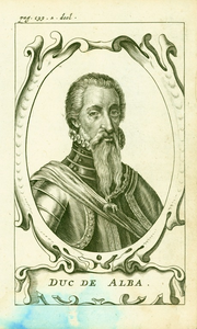 889 Duc de Alba. Don Fernando Alvarez de Toledo (Avila 29-10-1507-Lissabon 11/12-12-1582), hertog van Alva, Spaans ...