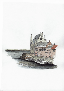 964-1065 De Campveerse toren te Veere.