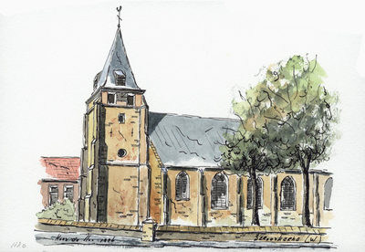 964-1120 De Nederlandse Hervormde kerk te Serooskerke.