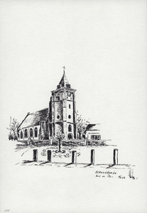 964-114 De Nederlandse Hervormde kerk te Serooskerke.