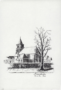 964-115 De Nederlandse Hervormde kerk te Biggekerke.
