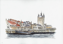 964-1150 Gezicht op Zierikzee.