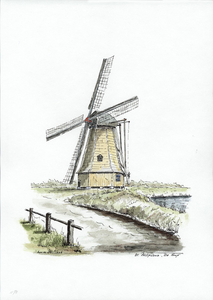 964-1175 Molen 'De Hoop' te Sint Philipsland.
