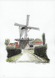 964-1187 Molen 'Aeolus' te Wemeldinge.