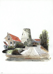 964-1282 Molen 'De Graanhalm' te Poortvliet.
