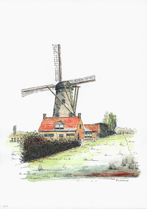 964-1295 Molen te Zuidzande.